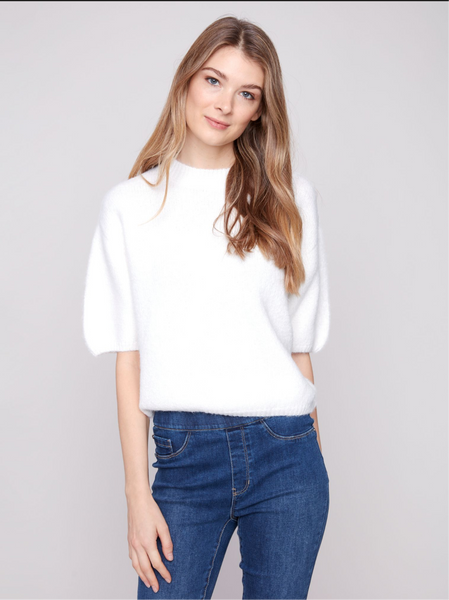 Charlie B Elbow Sleeve Cream