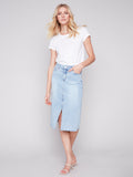 Charlie B Frayed Skirt