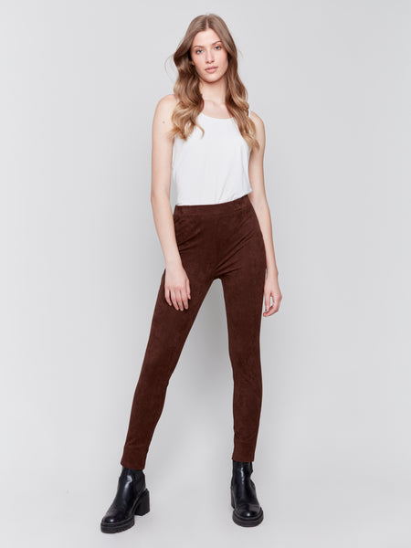 Charlie B Pull on Pant Mocha