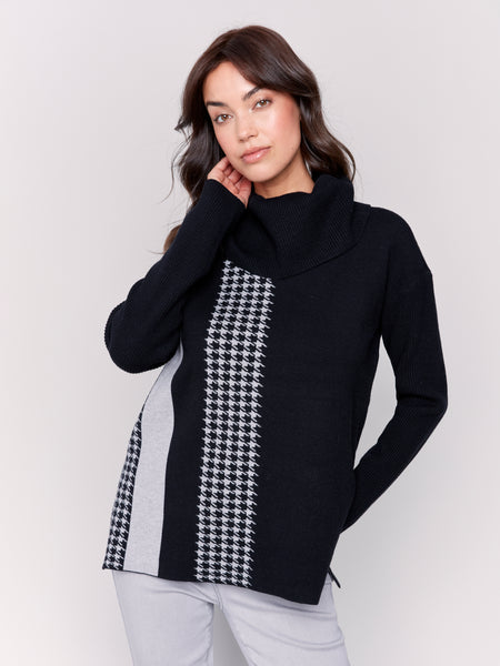 Charlie B Cowl Neck Sweater