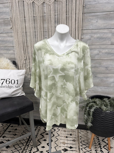 Plus Sage Star Top