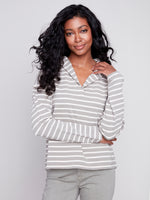 Charlie B V Neck Hoodie