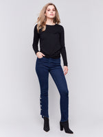 Charlie B Long Sleeve Front Twist