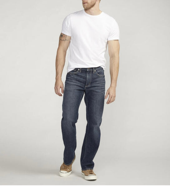 Silver Jean's Men's Zac Dark Wash