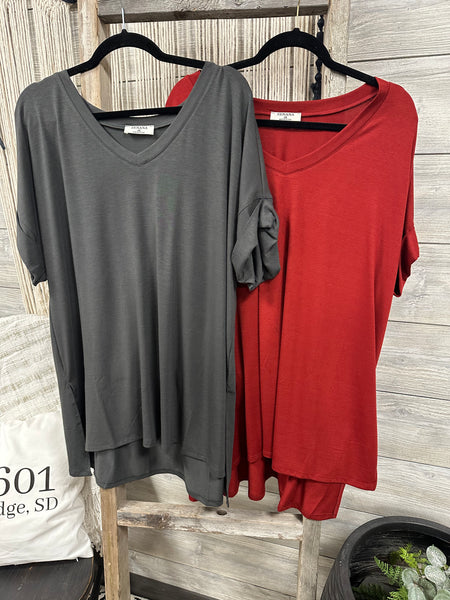 Plus Basic V-Neck