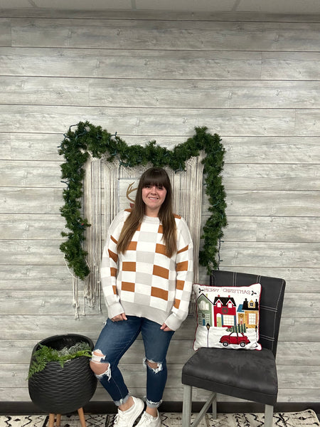 Checkered Sweater