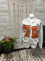 Split Crew Tiger Cardigan