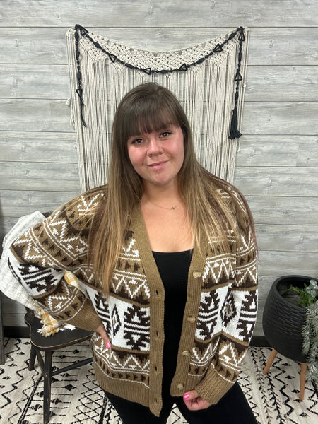Plus Knit Cardigan