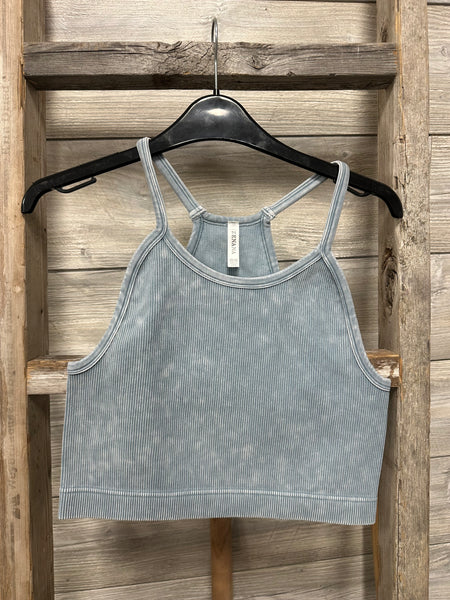 Plus Blue Grey Bralette