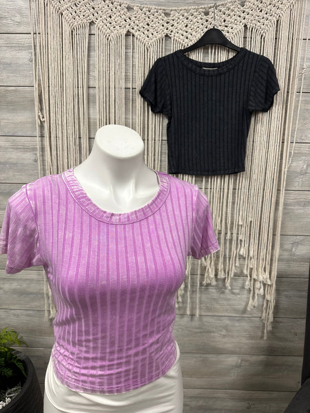 Washed Crop Top