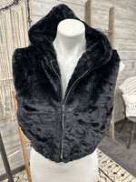 Plush Cropped Vest