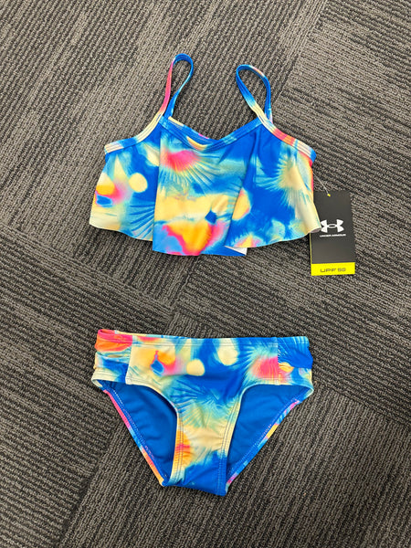 UA Little Girls Swim one piece 4-6X