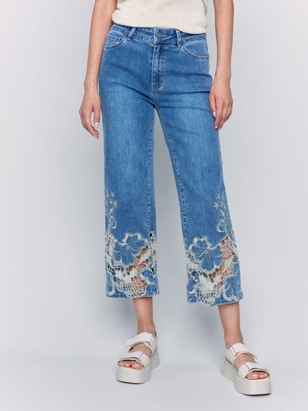 Charlie B Lace Side Flare