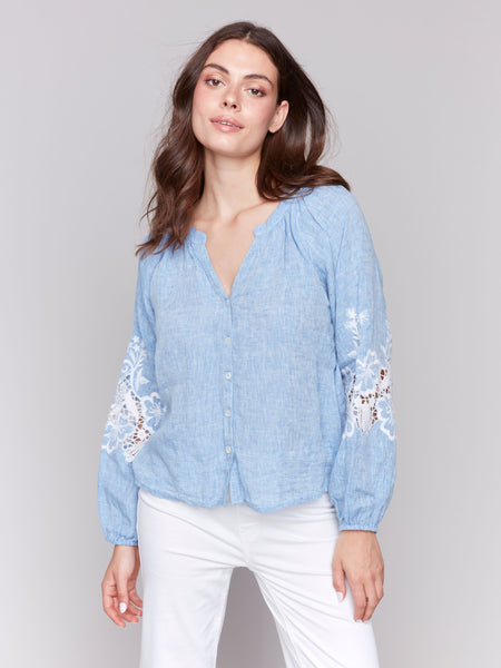 Charlie B Raglan Blouse