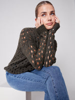 Charlie B Cable Knit Spruce