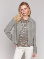 Charlie B Button Front Jacket