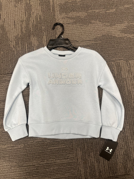 UA Blue Calm Crew 4-6X