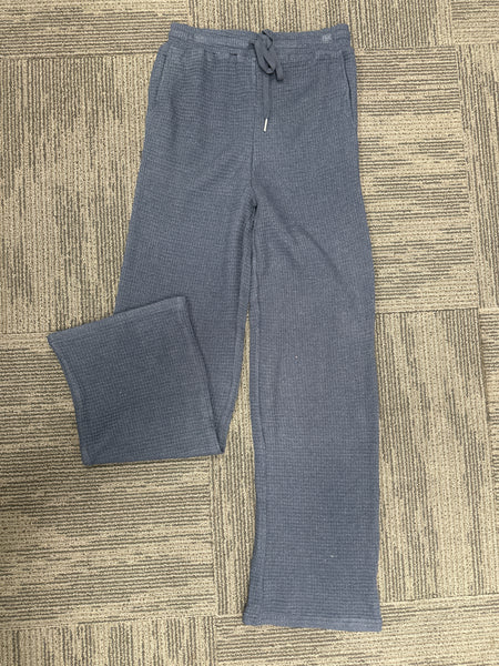 Waffle Knit Wide Leg