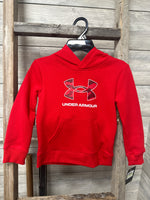 UA Red Hoodie 4Y-7Y