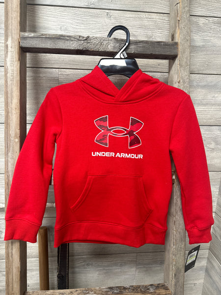 UA Red Hoodie 4Y-7Y