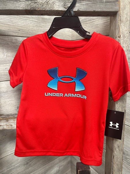 UA Boys Red/Blue T 2T-4T