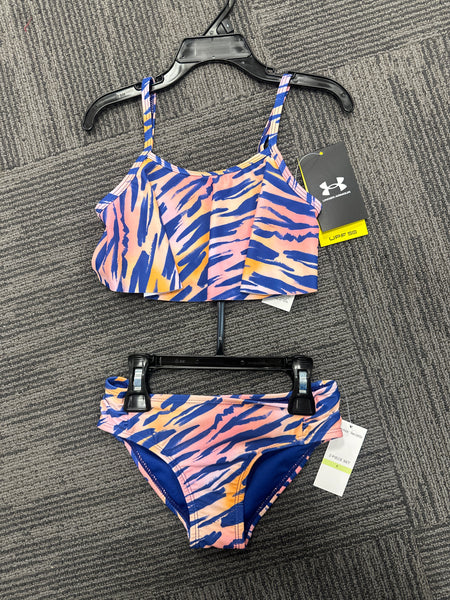 UA Girls Swim Set Pink Vortex