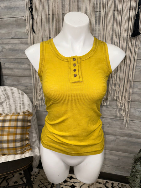 Ribbed Mustard Tank