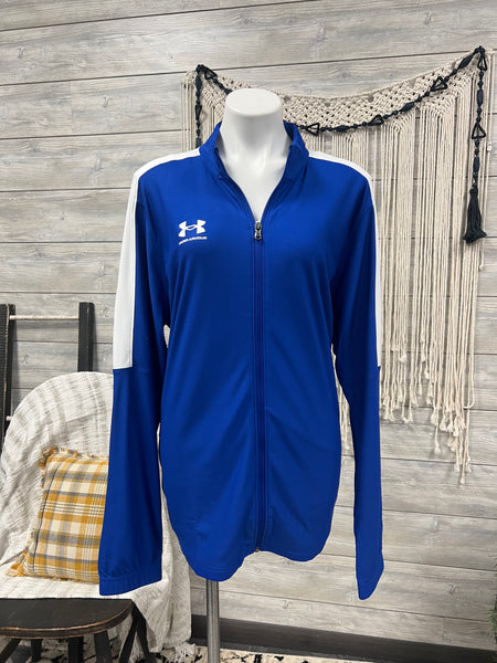 UA Mens Blue Track Jacket