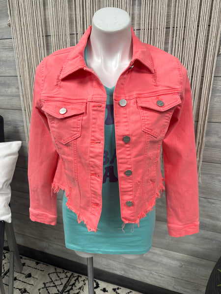 Risen Coral Jean Jacket