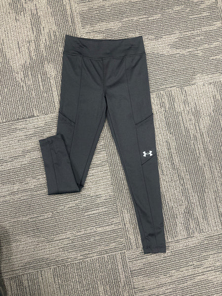 UA Black Legging YS-YXL