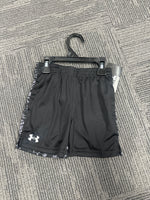 UA Black Shorts Side Detail 2T-7Y