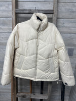B.Young Cream Puffer Jacket