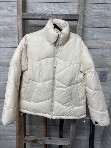 B.Young Cream Puffer Jacket