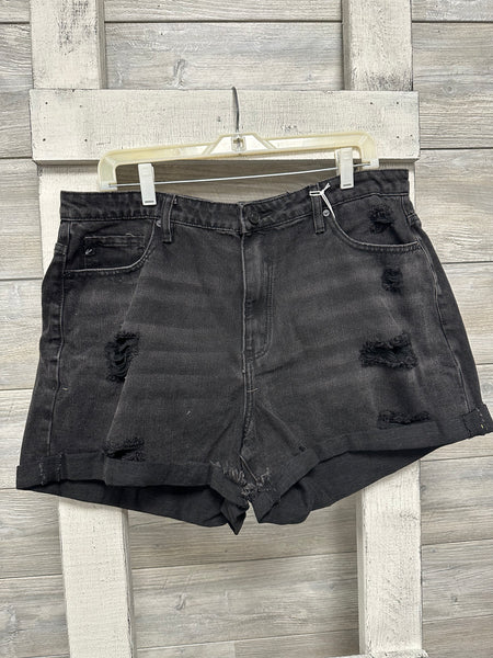 Plus Kancan Black Shorts