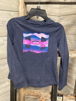 UA Navy/Purple YS-YXL