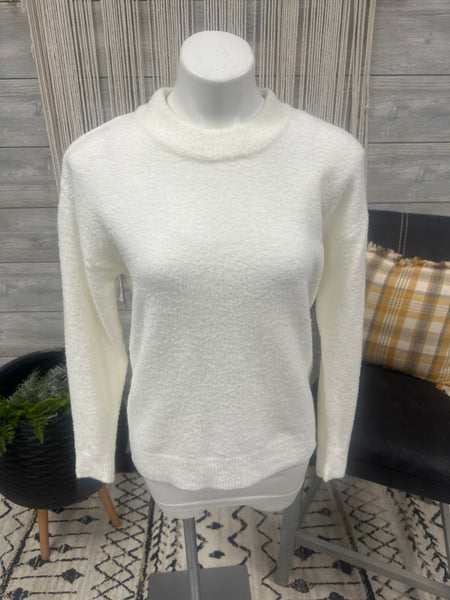 Boucle Yarn Sweater