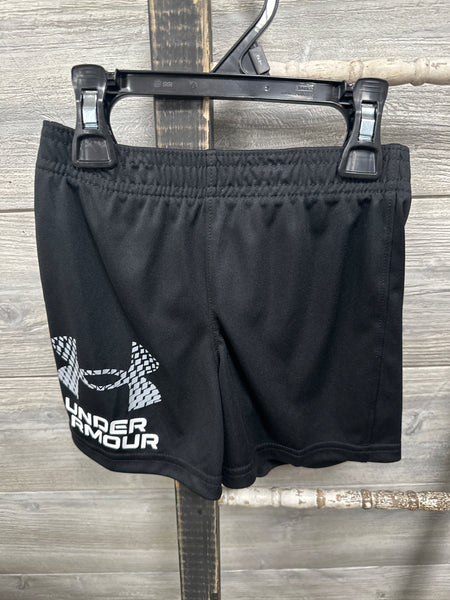 UA Boys Shorts Black White