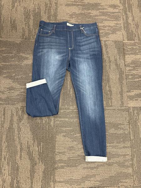 Plus Cello pull on Rolled Hem