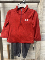 UA Red/Grey 2 Piece Set 12M-24M