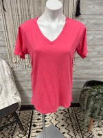 Fushia V-Neck