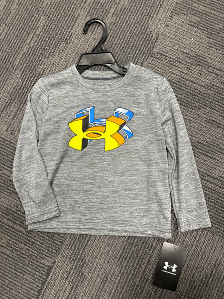 UA Boys Big Logo LS 2T-4T