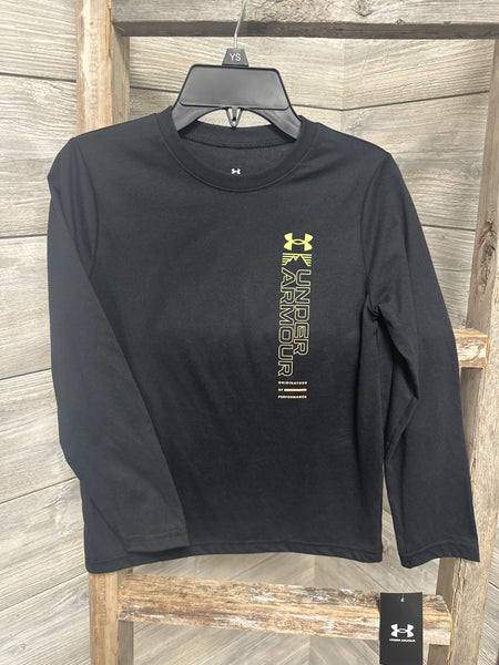UA Long sleeve Black YS-YXL