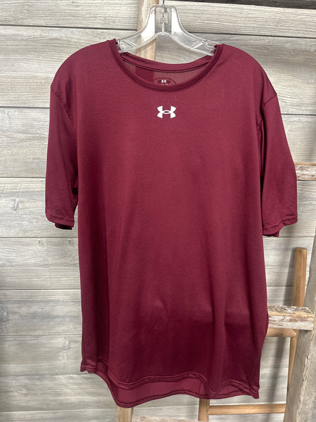 UA Burgundy Tech T Tall Sizes