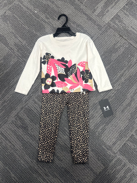 UA Girls Stone/Flower Set 2T-4T
