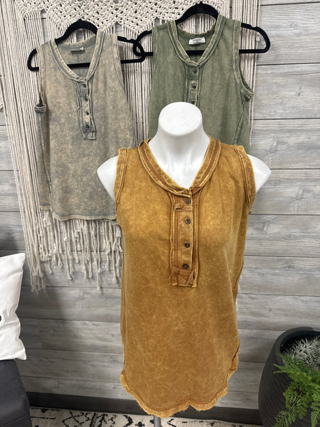 Button Down Tank