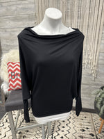 Elan Black Off Shoulder
