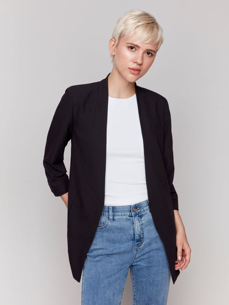 Charlie B Crepe Jacket