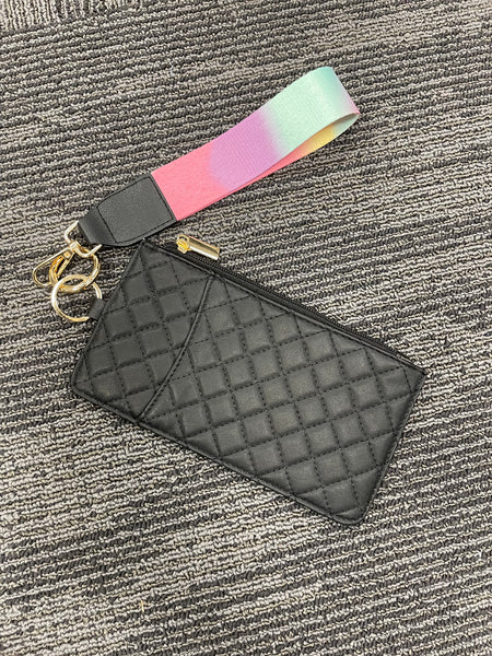 Quilted Strap Wristlet