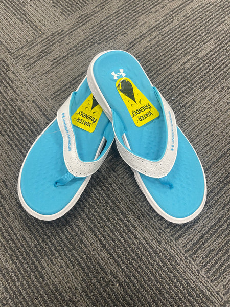 UA Ladie's White Flip Flop