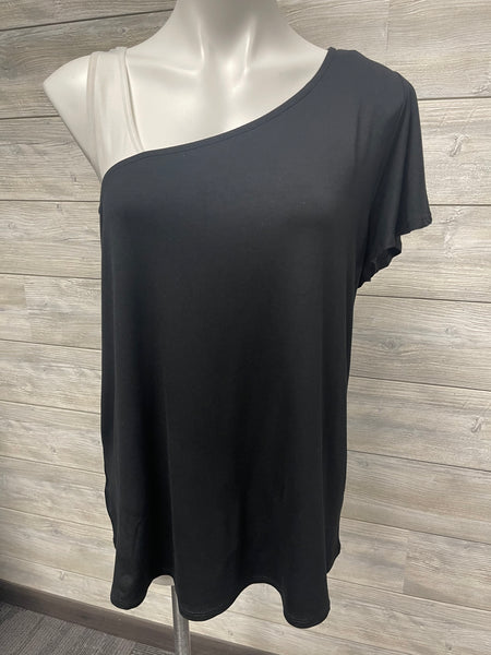 Black One Shoulder